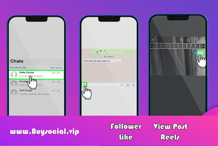 How to make GIF on WhatsApp for iPhone