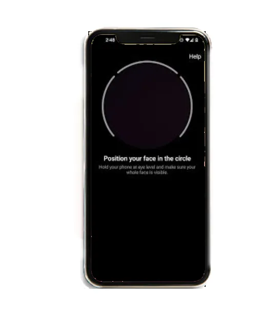 Message position your face in the circle Instagram