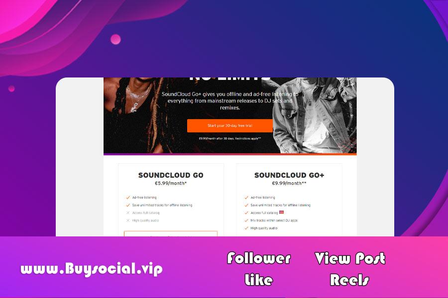 How to create a subscription account in Soundcloud?  2